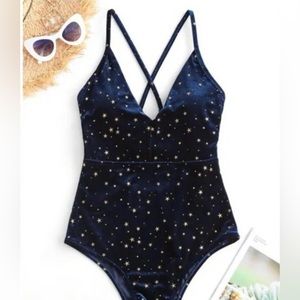 Star print Bathing Suit New Size M